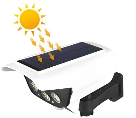 Focos Solares Tipo Camara + Control Remoto