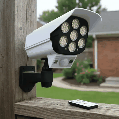 Focos Solares Tipo Camara + Control Remoto